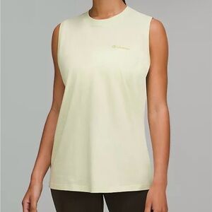lululemon athletica Women's Light Yellow Muscle Tee
